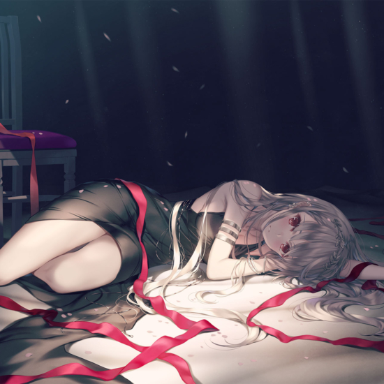 深崎暮人の絵画作品　タイトルは、Cradle SAKURA